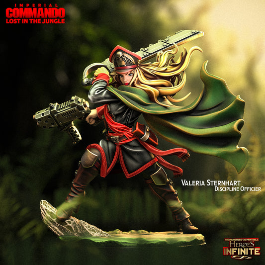 Heroes Infinite Raging Heores - Valeria Sternhart Discipline Officer - Imperial Commando Lost in Jungle 2025 Feruary