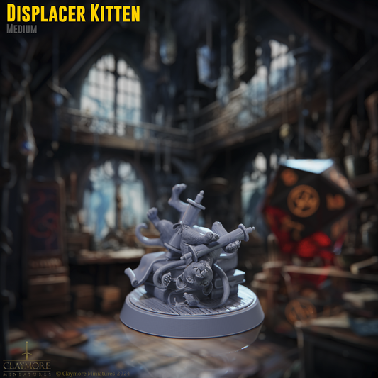 Claymore Miniatures - Displacer Kitten - Rossvalds Bestiary of The Unknow 2024 November Release 35mm