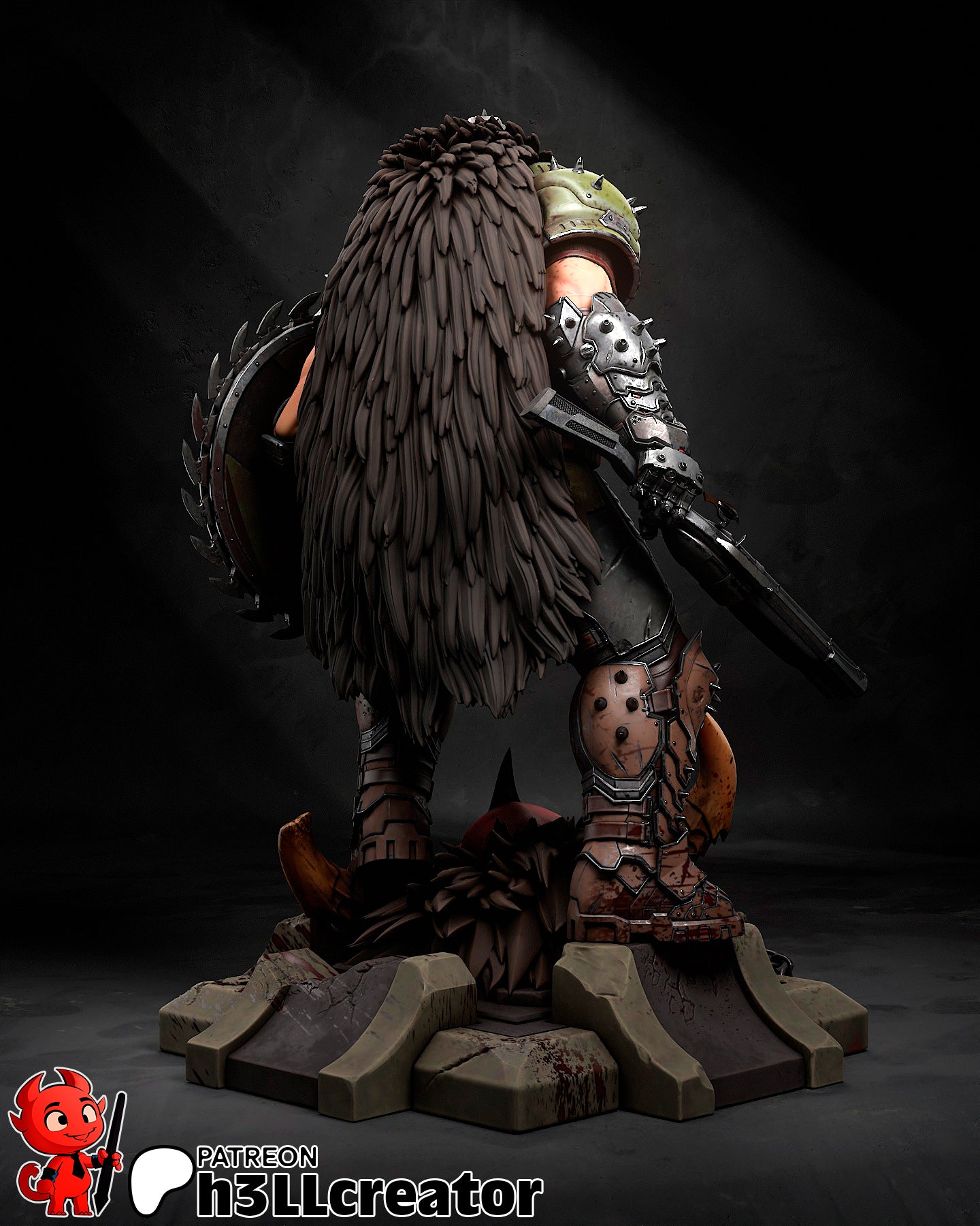 H3LL Creator - Doomguy - Doom 15cm