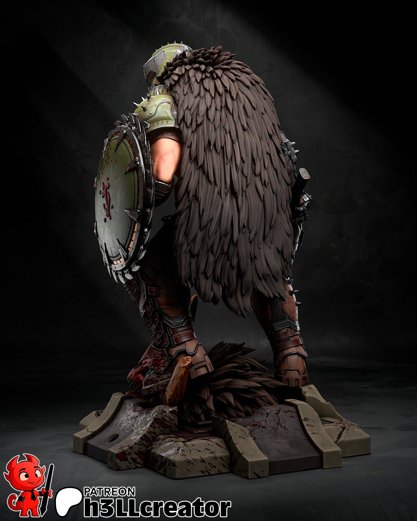 H3LL Creator - Doomguy - Doom 15cm