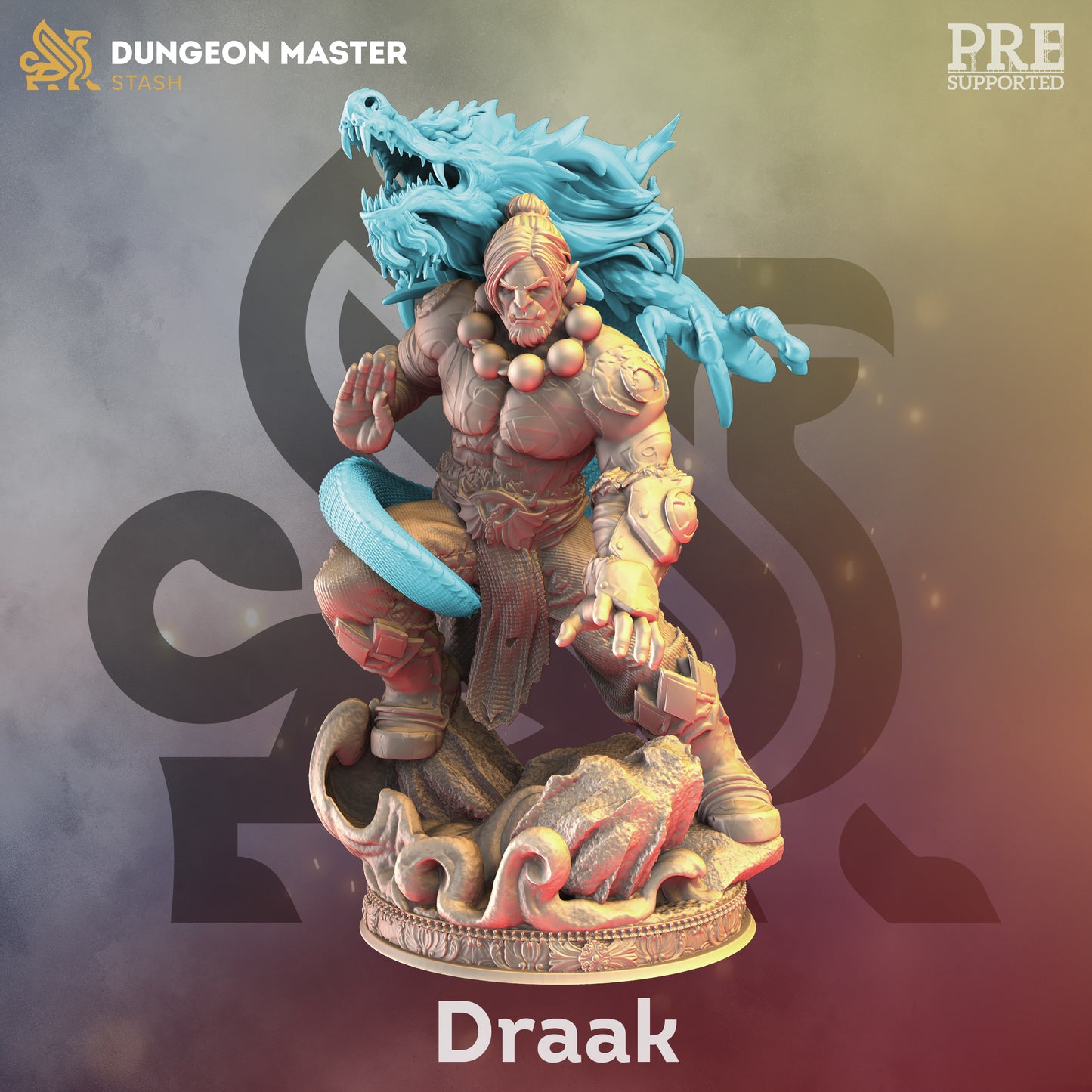 DM Stash - Draak, Half Orc Monk - Hunters and Killers 2021 October 35mm