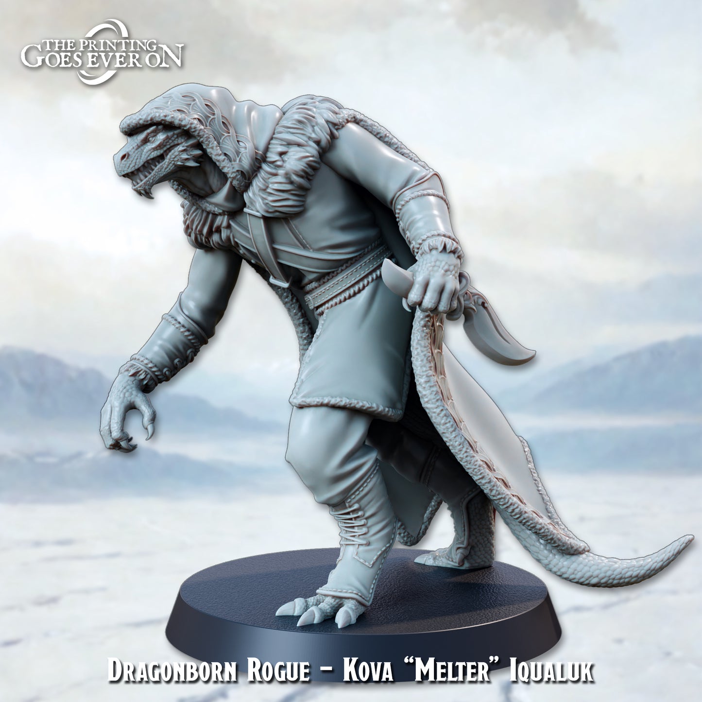 The Printing Goes Ever On - Kova Iqualuk, Dragonborn Rogue - Frostbound Fate 2024 December