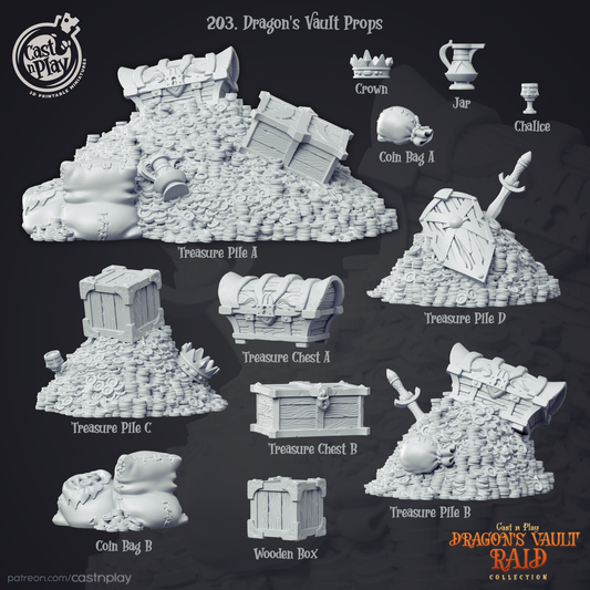 Cast n Play - Props, Dragons Vault Raid 2020 June