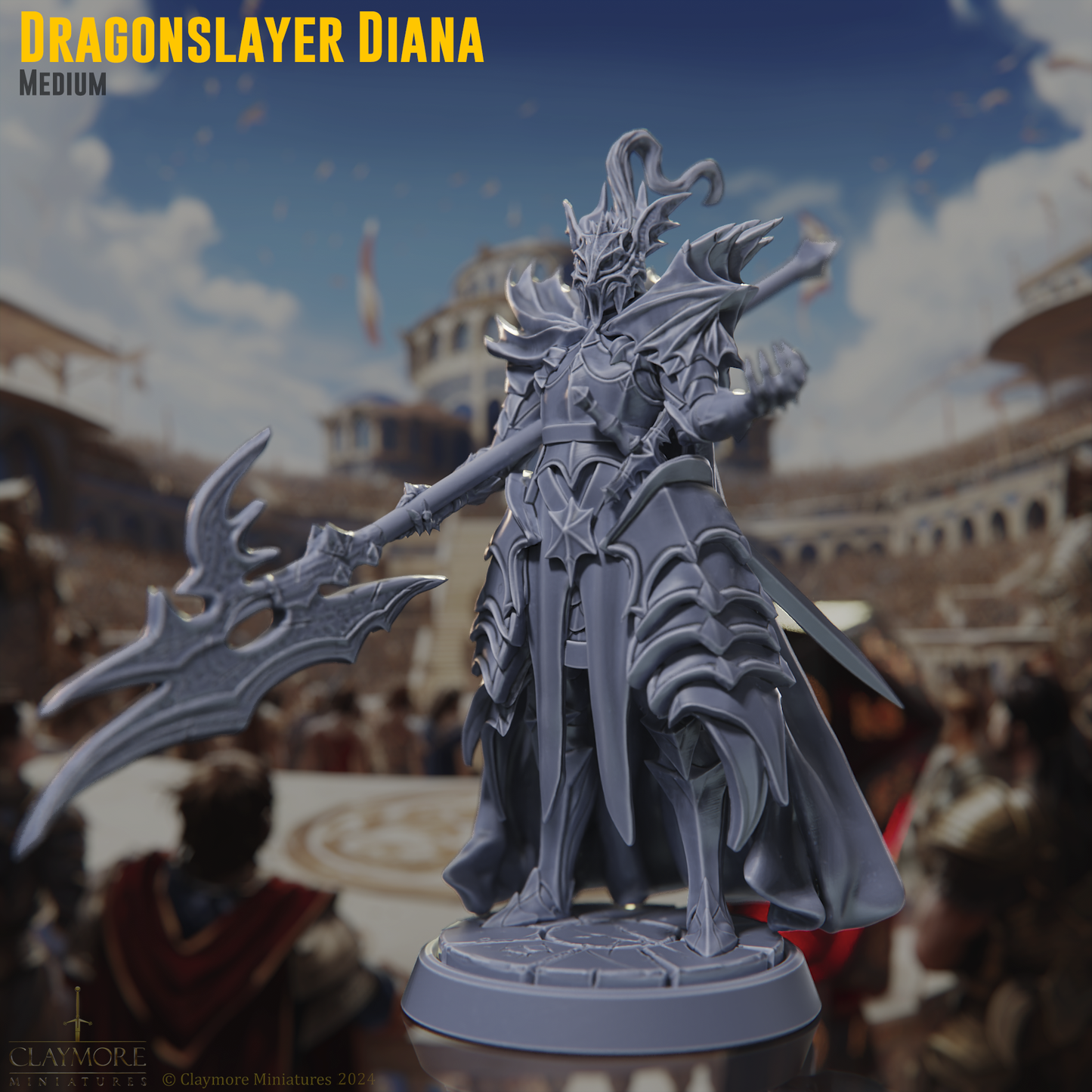 Claymore Miniatures - Dragonslayer Diana - Tournament of Champions 2025 January