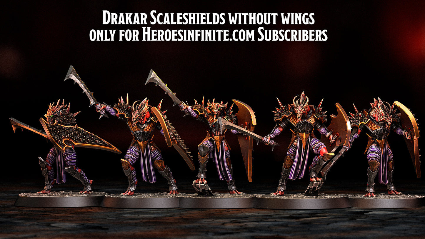 Heroes Infinite Raging Heores - Drakar Scaleshields - Paladins of Light Against the Red Dragonborns 2025 January