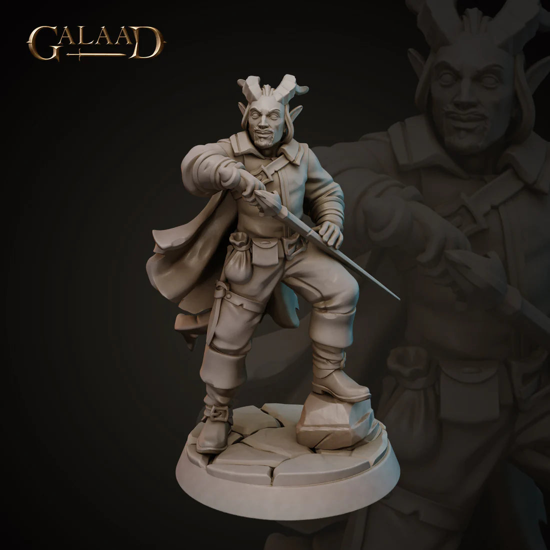 Galaad - Duelist Tiefling Fighter - Tieflings 2023 June