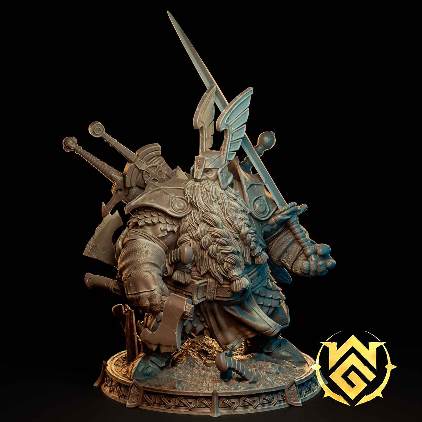 The Witchguild - Hill Dwarf Fighter Durth, the Collector 35mm