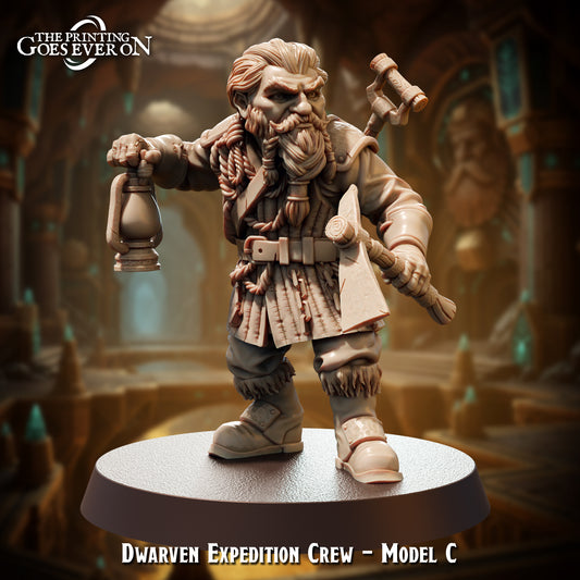 The Printing Goes Ever On - Dwarven Expedition Crew C - Spiders of the Forge 2025 November