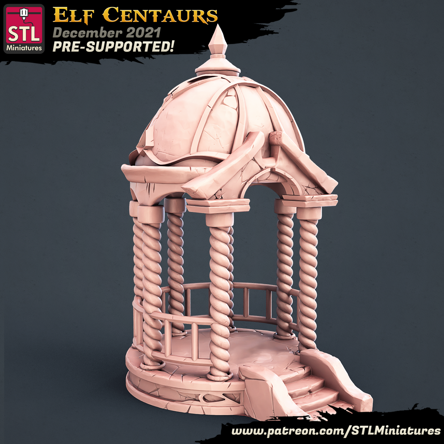 STL Miniatures - Arbor - Elf Centaurs 2021 December