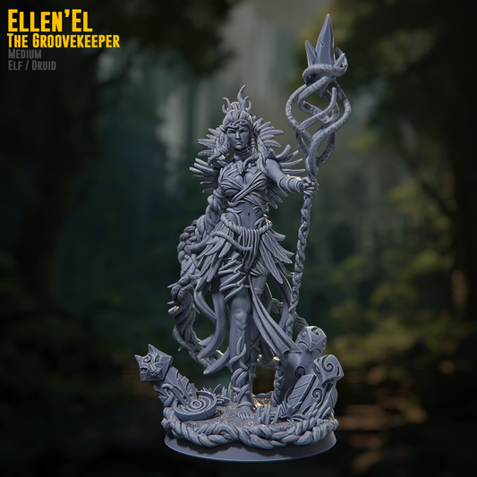 Claymore Miniatures - Ellen'El, the Grovekeeper - Fall of The Eternal Kings 2025 June