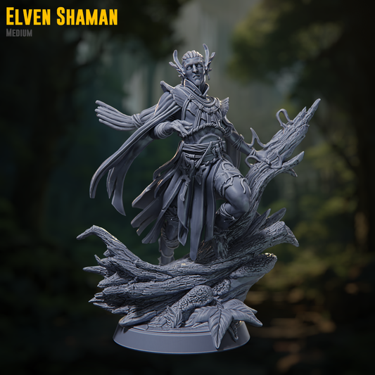 Claymore Miniatures - Elven Shaman - Fall of The Eternal Kings 2025 June