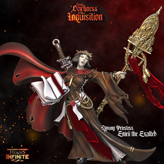 Heroes Infinite Raging Heores - Imagifier, Young Priestess Enirii the Exalted, Adepta Sororitas - Grim Darkness of the Inquisition  #36