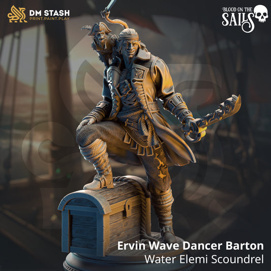 DM Stash - Ervin Wave Dancer Barton, Water Elemi Scoundrel - Blood on the Sails 2025 July
