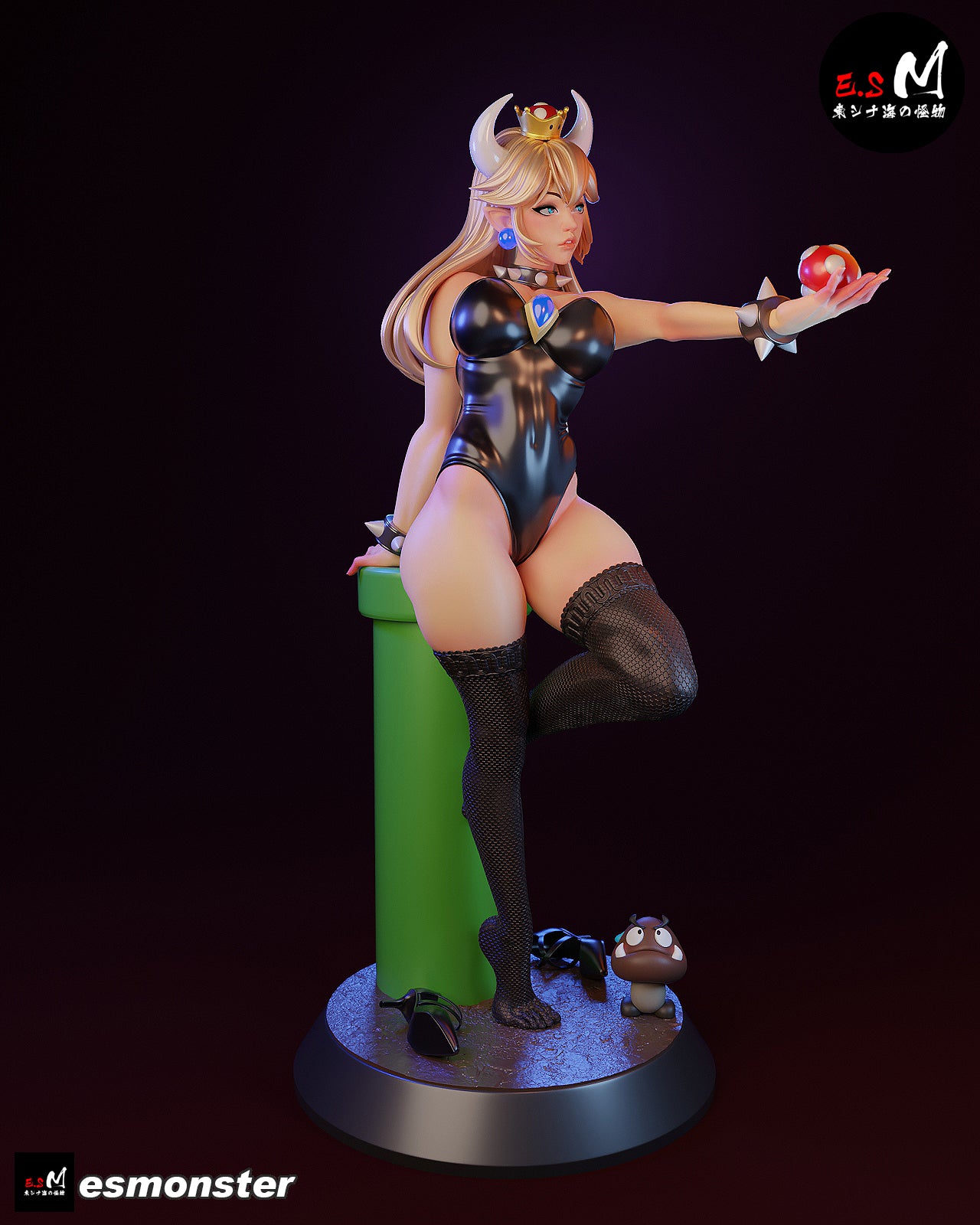 E.S.Monster - Bowsette Pose 2, Super Mario 2025 September