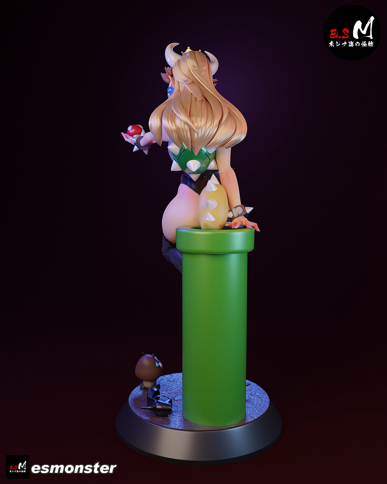 E.S.Monster - Bowsette Pose 2, Super Mario 2025 September
