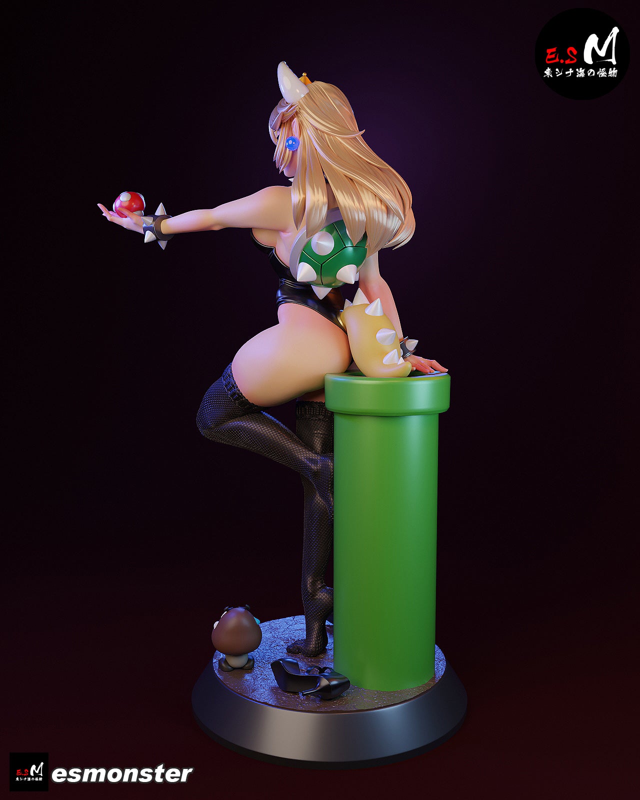 E.S.Monster - Bowsette Pose 2, Super Mario 2025 September