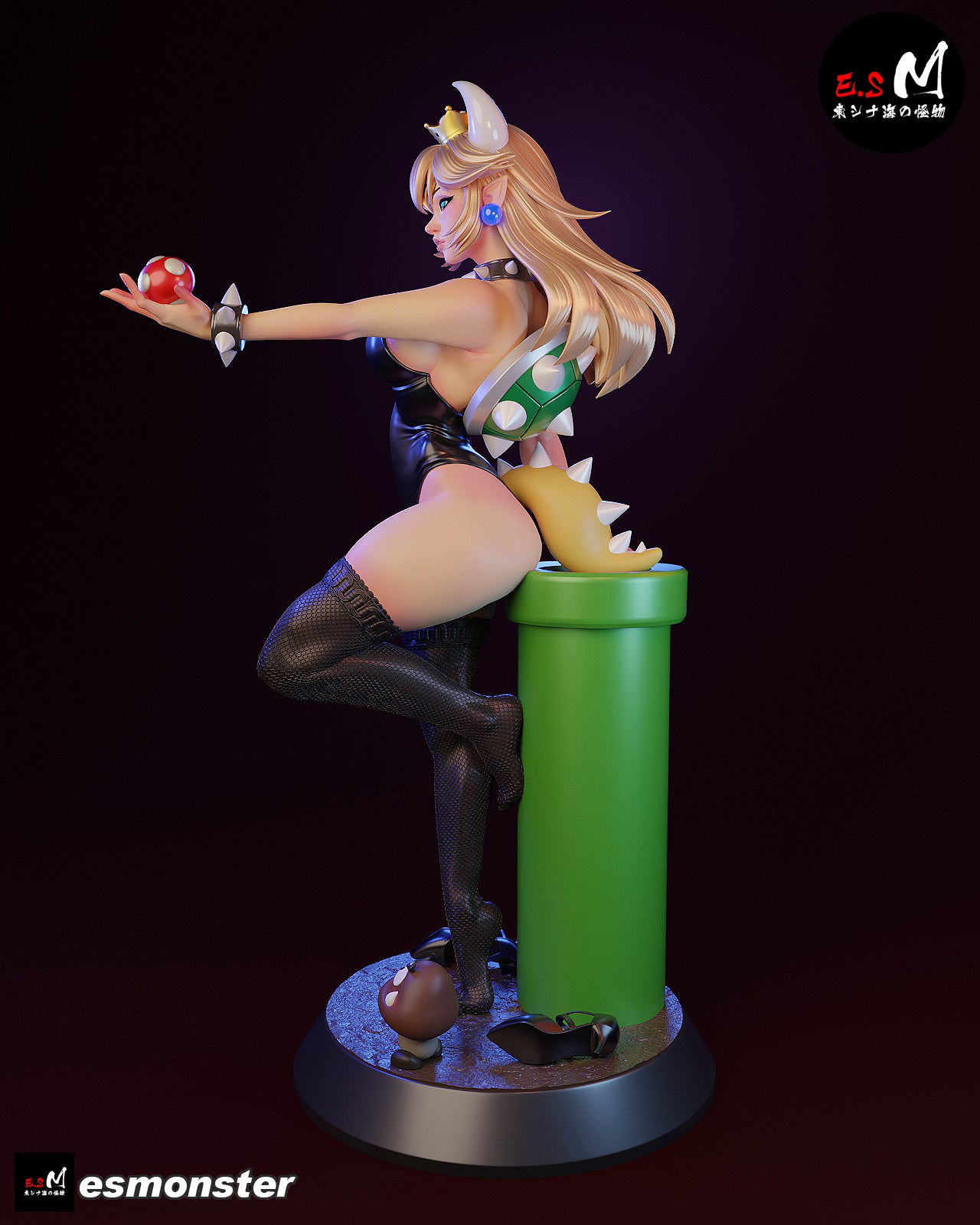 E.S.Monster - Bowsette Pose 2, Super Mario 2025 September