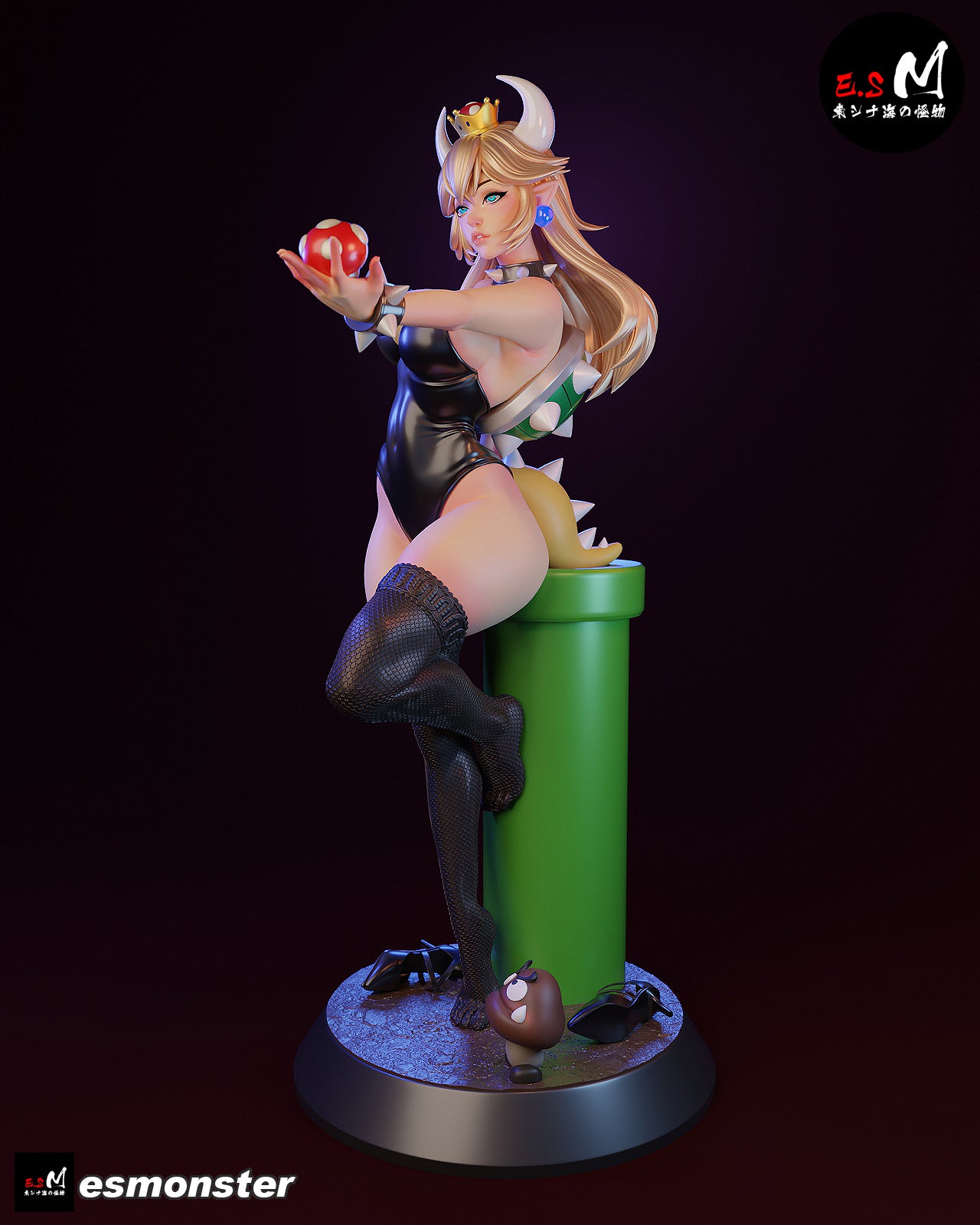 E.S.Monster - Bowsette Pose 2, Super Mario 2025 September