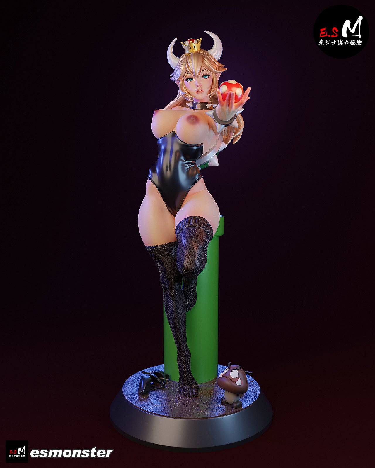 E.S.Monster - Bowsette Pose 2, Super Mario 2025 September