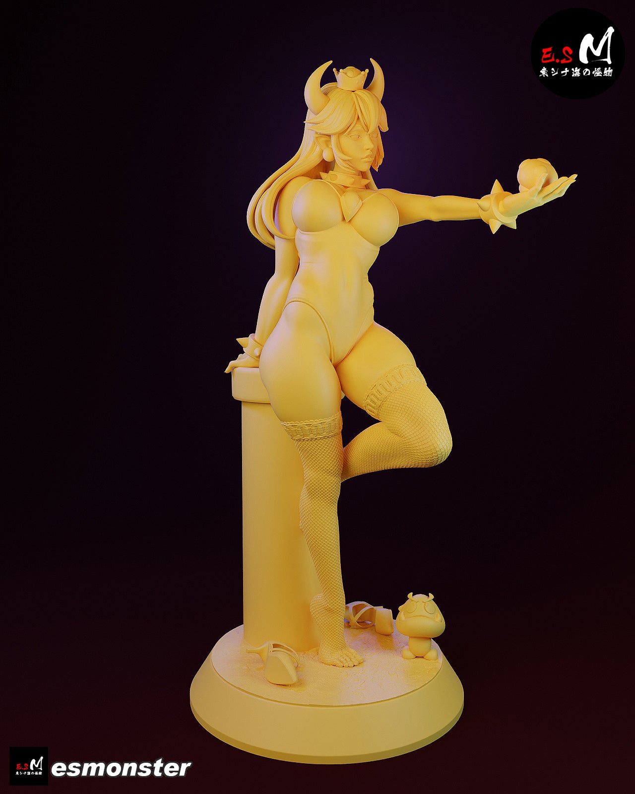 E.S.Monster - Bowsette Pose 2, Super Mario 2025 September