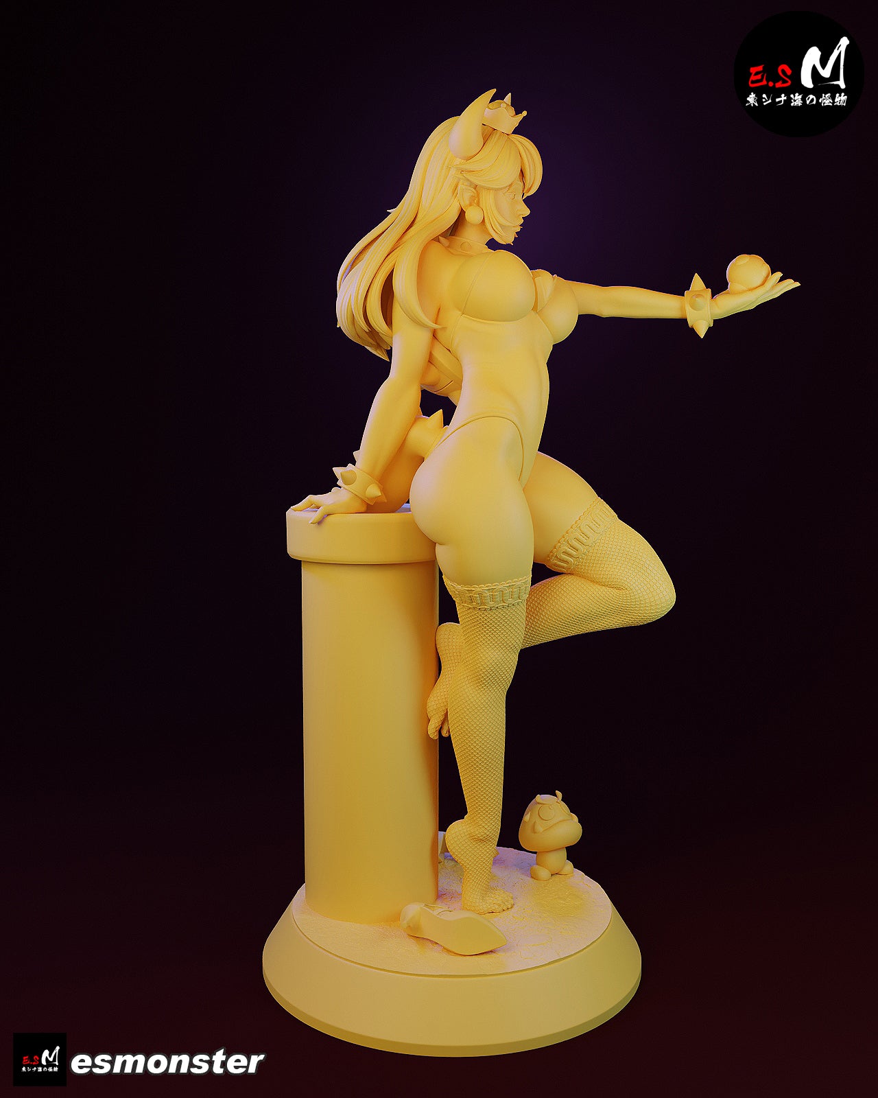 E.S.Monster - Bowsette Pose 2, Super Mario 2025 September