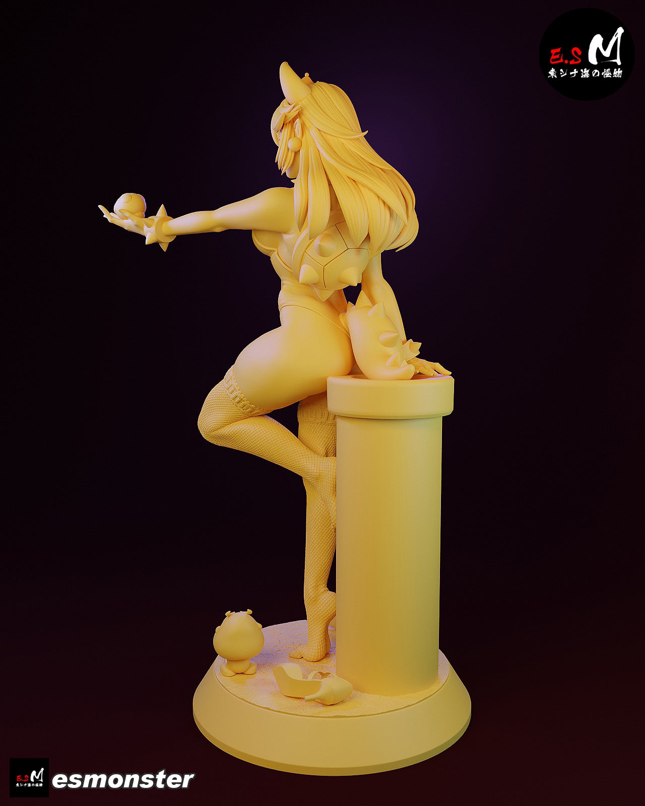 E.S.Monster - Bowsette Pose 2, Super Mario 2025 September