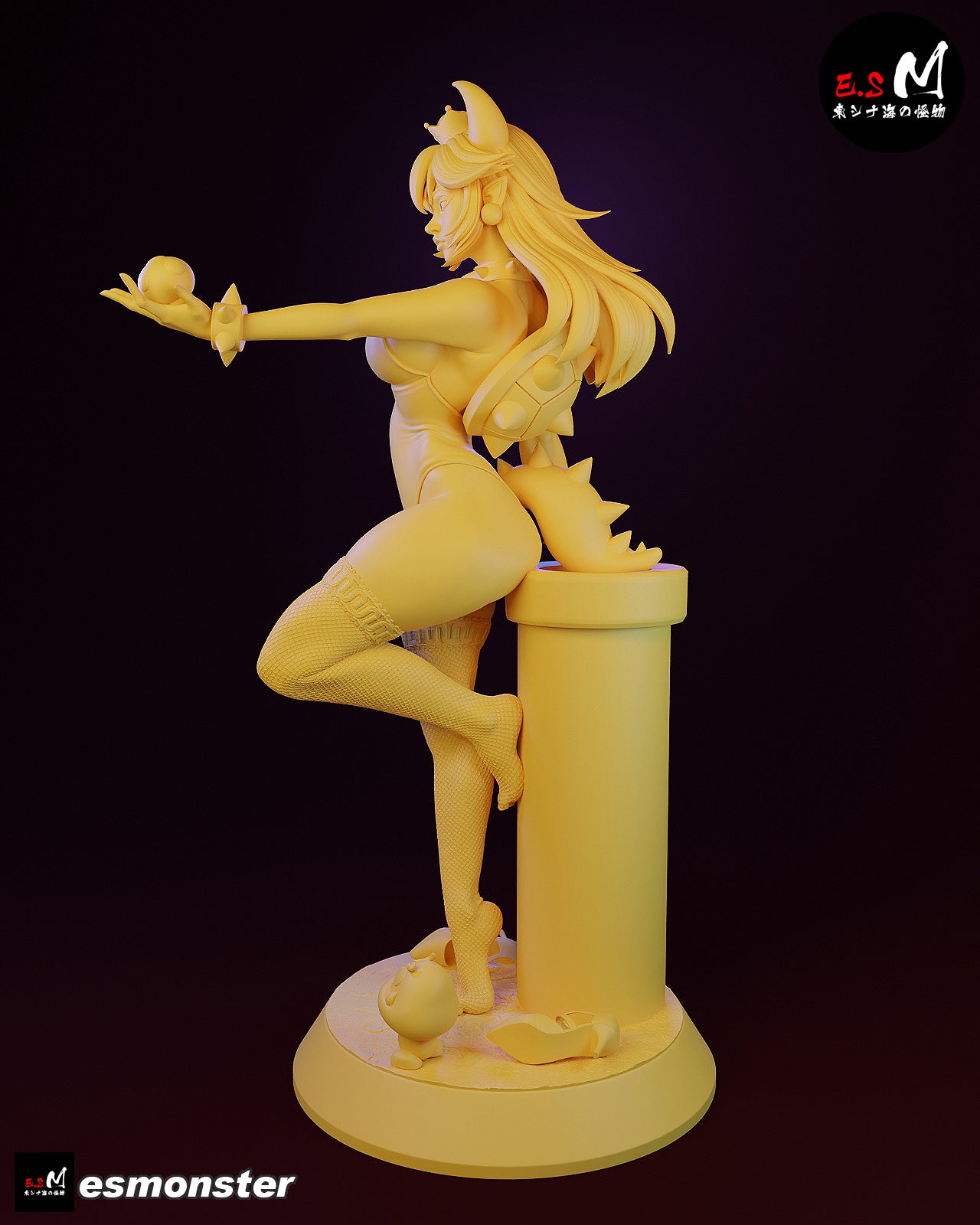 E.S.Monster - Bowsette Pose 2, Super Mario 2025 September