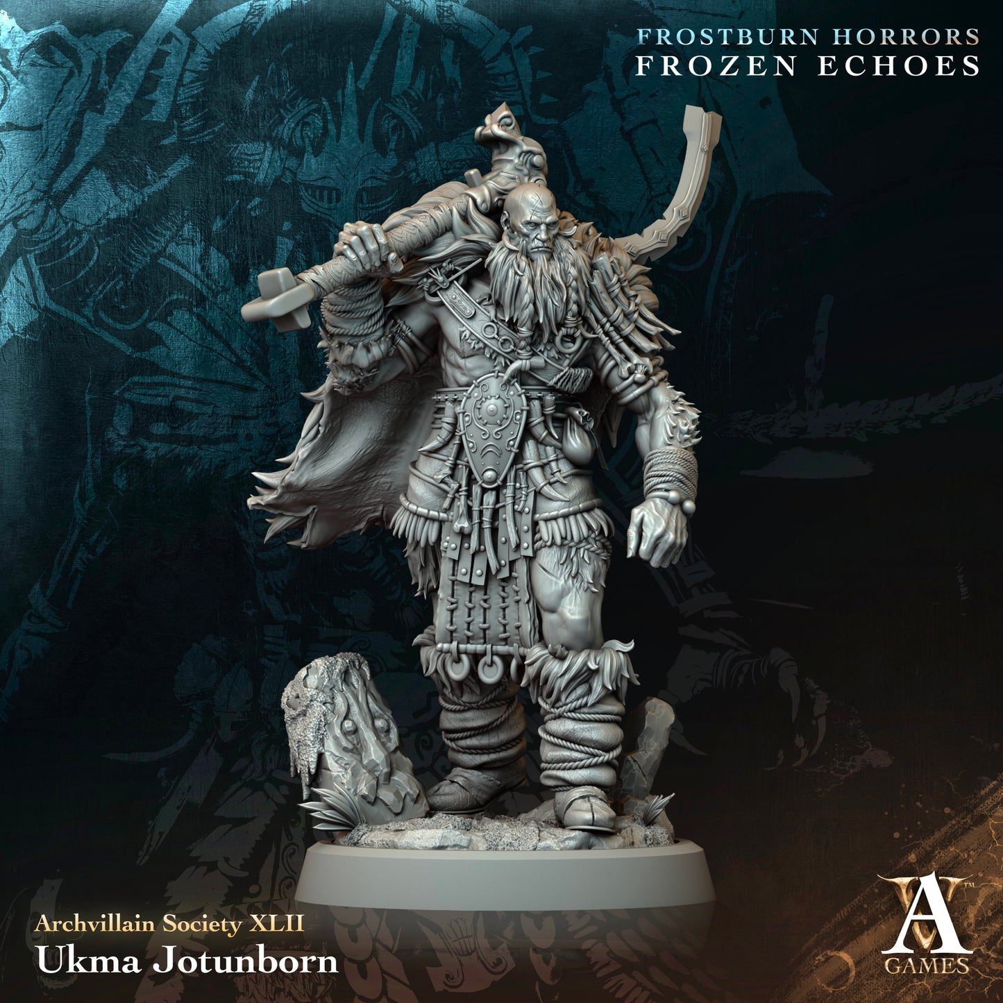 Archvillain Games - Ukma Jotunborn -   Archvillain Society Vol. XLII - Frostburn Horrors Frozen Echoes 2024 Dcember