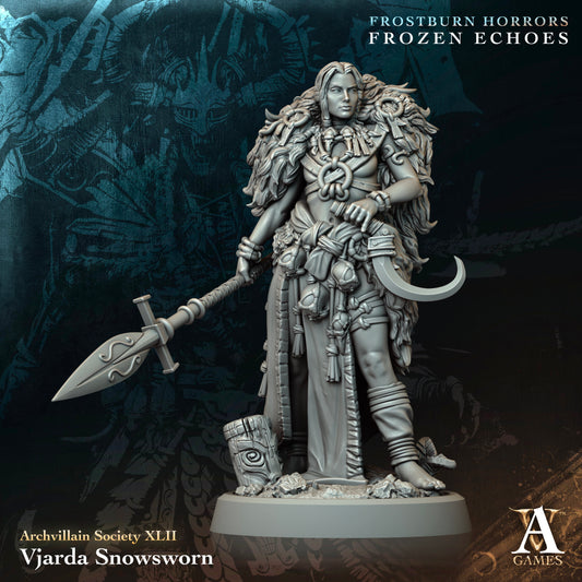 Archvillain Games - Vjarda Snowsworn -   Archvillain Society Vol. XLII - Frostburn Horrors Frozen Echoes 2024 Dcember