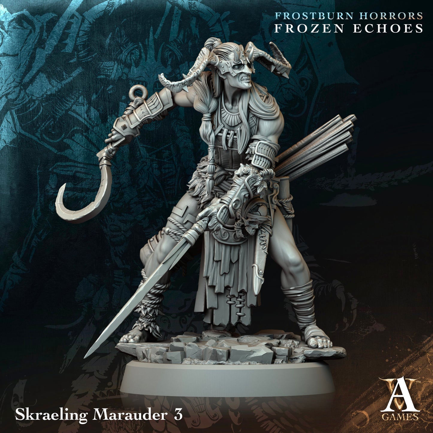 Archvillain Games - Skraeling Marauder 3 - Frostburn Horrors Frozen Echoes 2024 Dcember