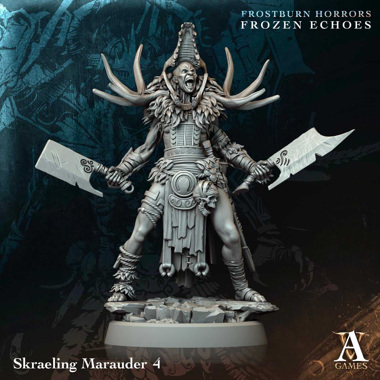 Archvillain Games - Skraeling Marauder 4 - Frostburn Horrors Frozen Echoes 2024 Dcember