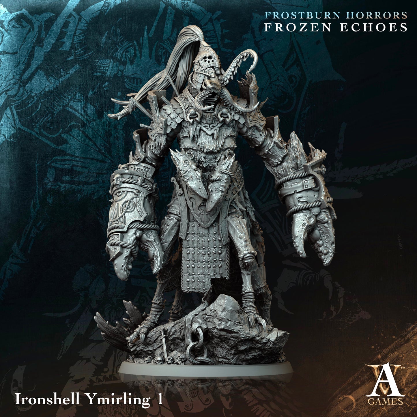 Archvillain Games - Ironshell Ymirling (Huge) - Frostburn Horrors Frozen Echoes 2024 Dcember