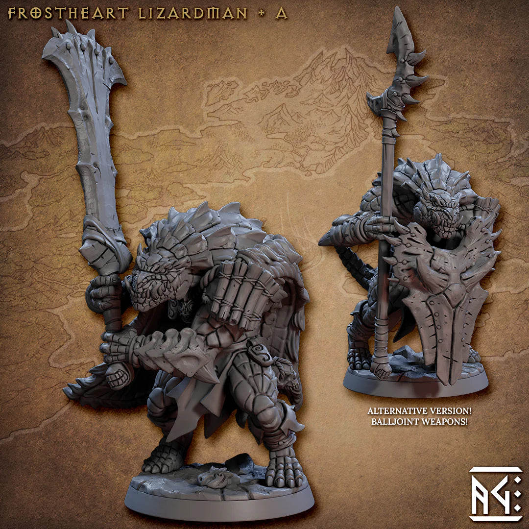 Artisan Guild - Frostheart Lizardman A - Frostheart Lizardmen 2023 January