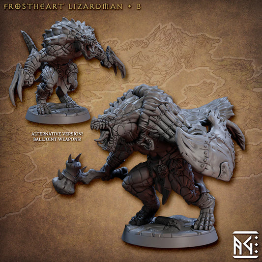 Artisan Guild - Frostheart Lizardman B - Frostheart Lizardmen 2023 January