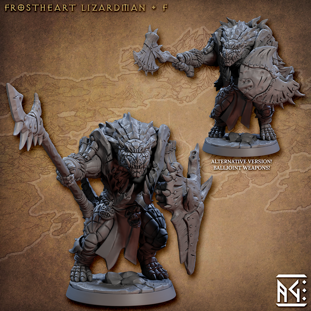 Artisan Guild -  Frostheart Lizardmen 2023 January Release