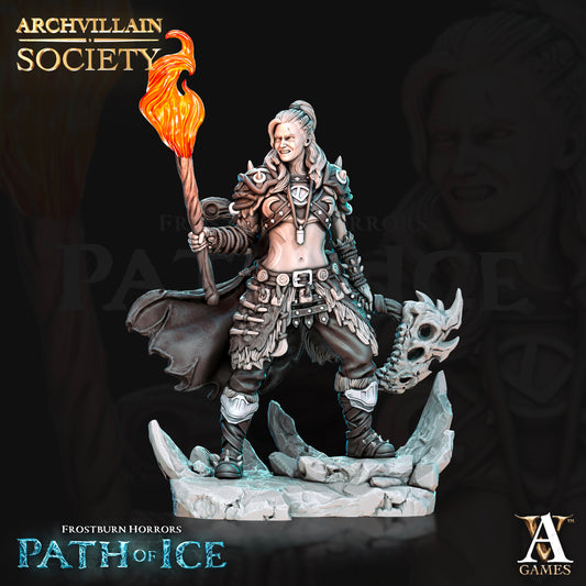 Archvillain Games - Felga Frostheart Grave Cleric Archvillain Society Vol. 18 Frostburn Horros - Path of Ice 2022 December