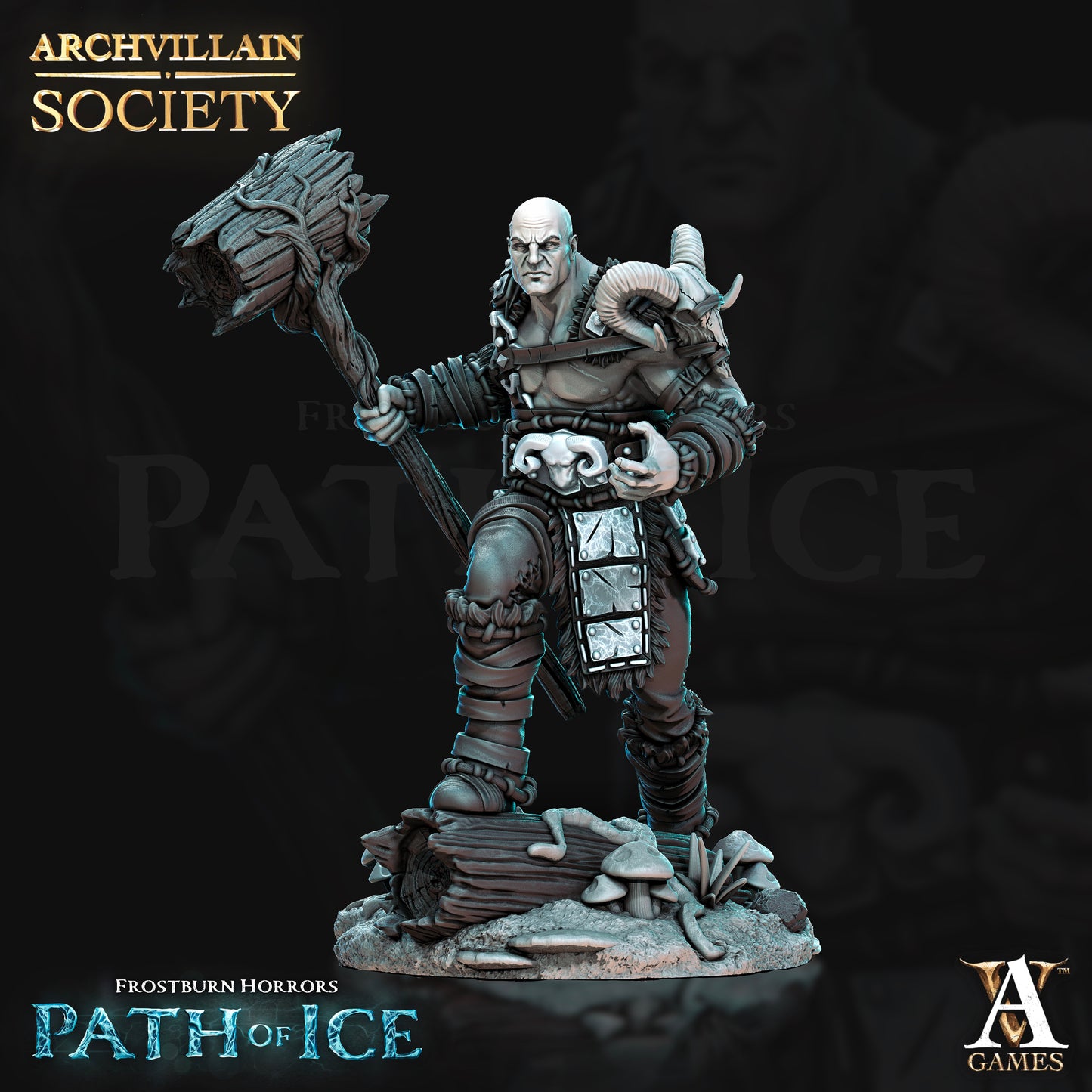 Archvillain Games - Kailo Hanjarnen Goliath Ice Druid Archvillain Society Vol. 18 Frostburn Horros - Path of Ice 2022 December