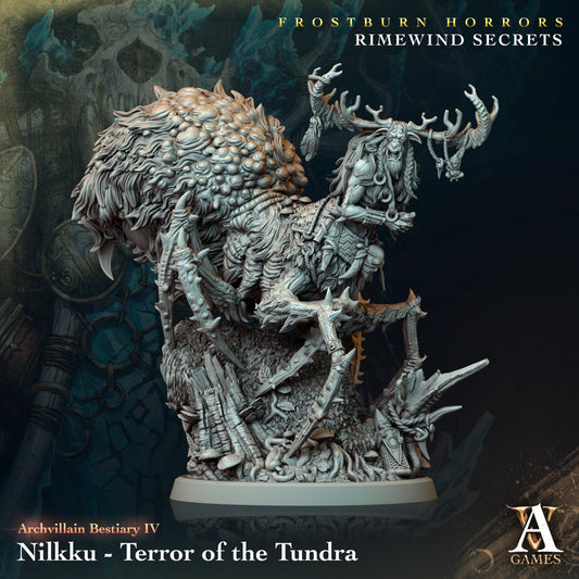 Archvillain Games - Nilkku Terror of the Tundra Archvillain Bestiary Vol. 4 Frostburn Horrors - Rimewind Secrets 2023 December