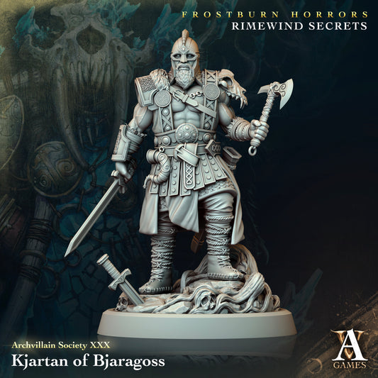 Archvillain Games - Kjartan of Bjaragoss Archvillain Society Vol. 30 Frostburn Horrors - Rimewind Secrets 2023 December