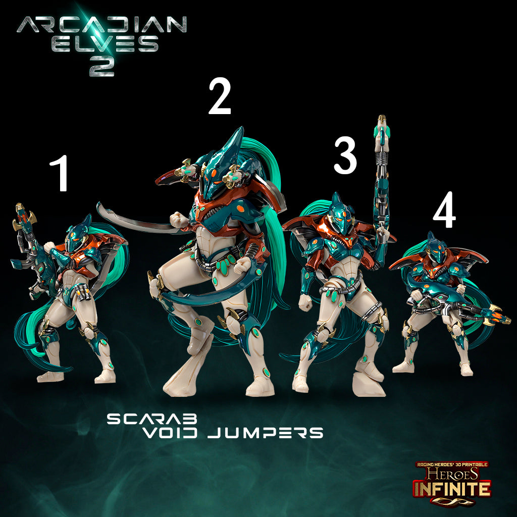 Heroes Infinite Raging Heores - Scarab Void Jumpers - Arcadian Elves 2