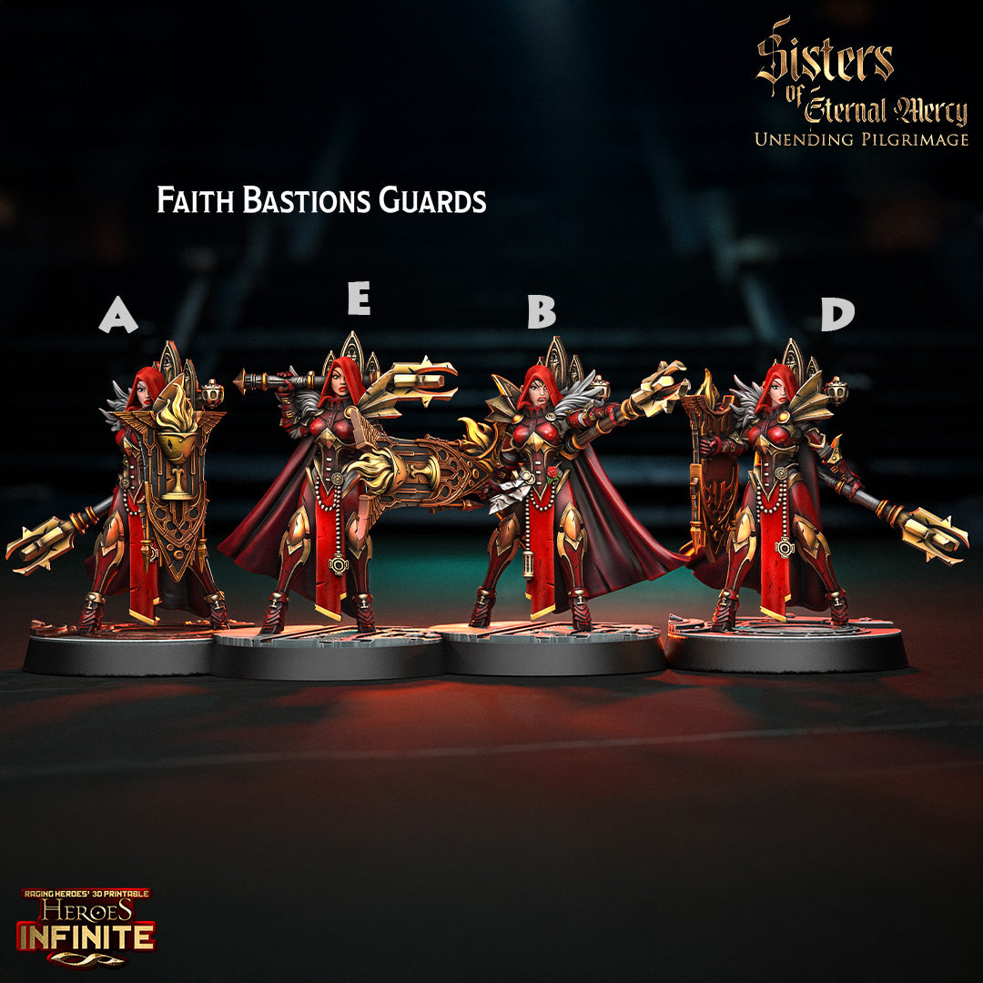 Heroes Infinite Raging Heores - Faith Bastions Guards - Sisters Of Eternal Mercy - Unending Pilgrimage 2025 December