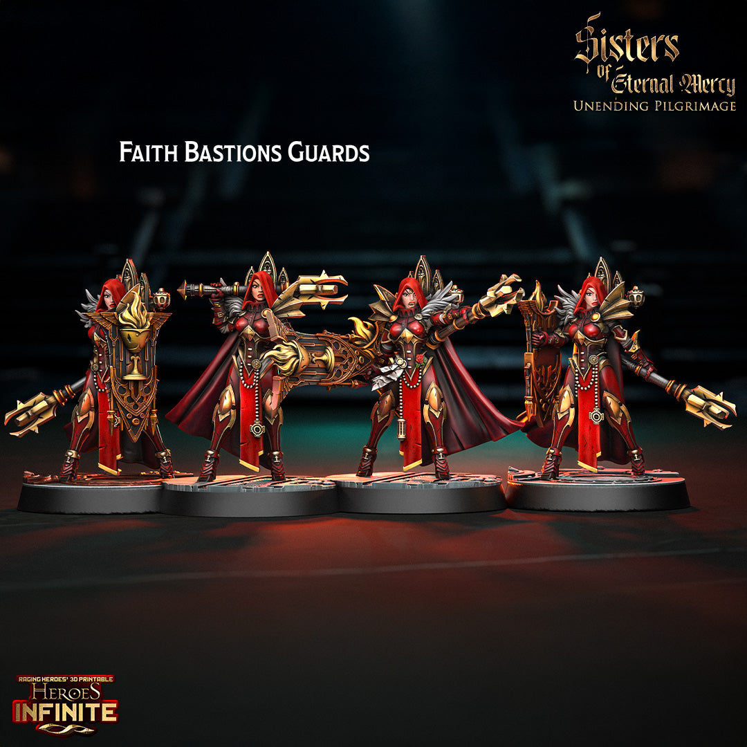 Heroes Infinite Raging Heores - Faith Bastions Guards - Sisters Of Eternal Mercy - Unending Pilgrimage 2025 December
