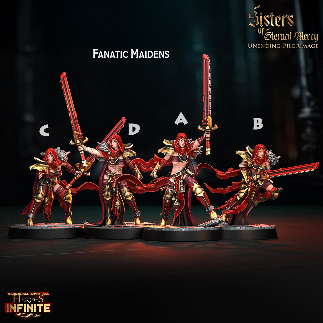Heroes Infinite Raging Heores - Fanatic Maidens - Sisters Of Eternal Mercy - Unending Pilgrimage 2025 December