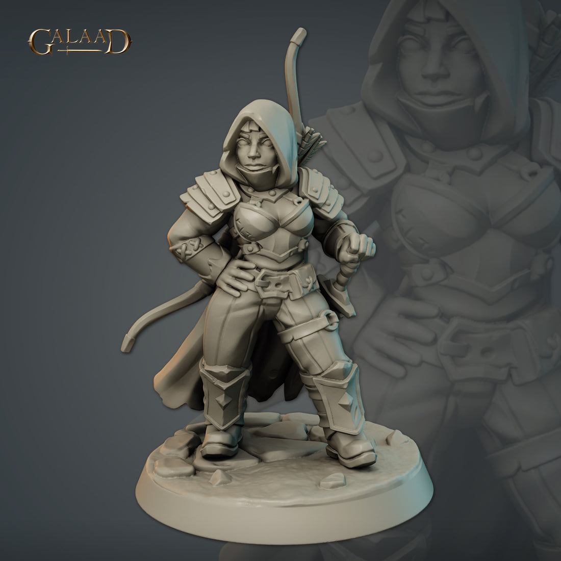 Galaad - Female Dwarf 02 Ranger - Caravan and Dwarves 2023 September