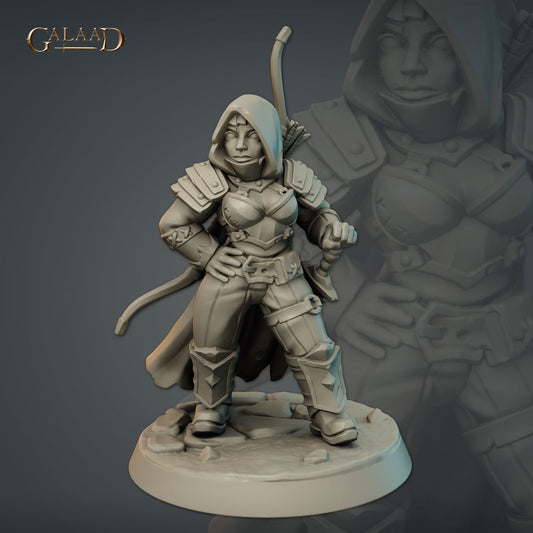 Galaad - Female Dwarf 02 Ranger - Caravan and Dwarves 2023 September