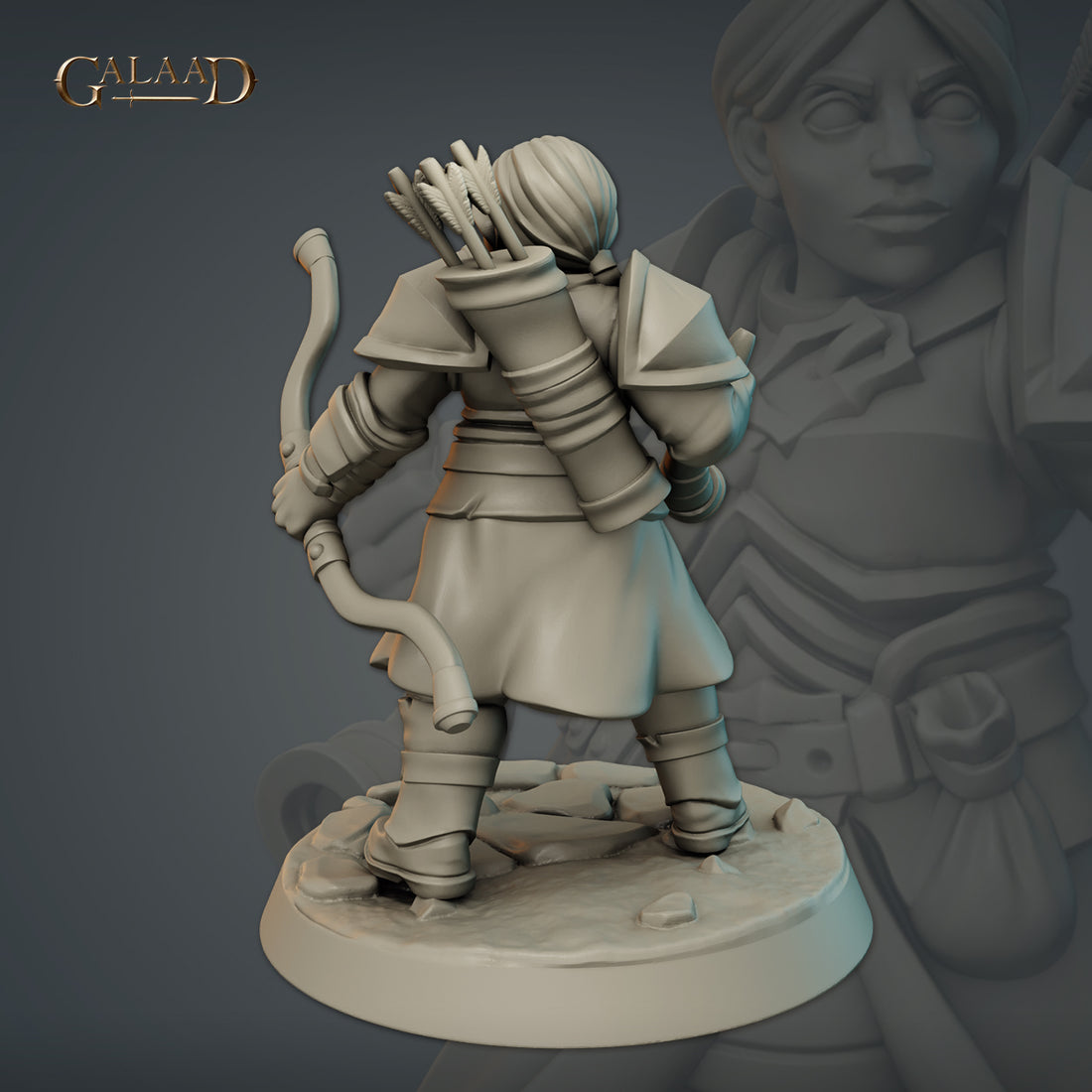 Galaad - Female Dwarf 03 Ranger - Caravan and Dwarves 2023 September