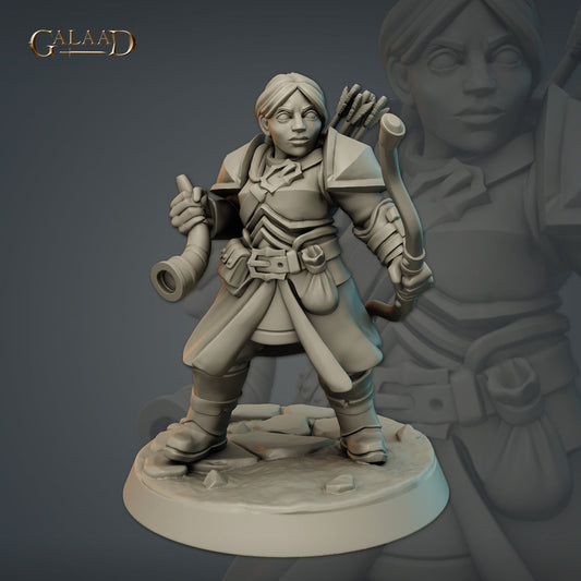 Galaad - Female Dwarf 03 Ranger - Caravan and Dwarves 2023 September