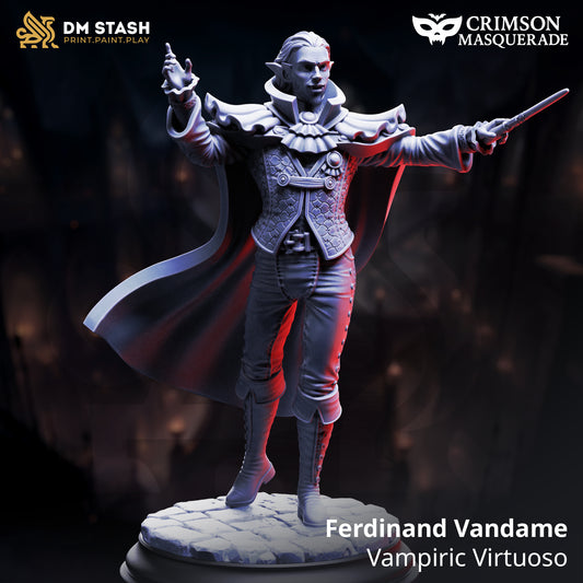 DM Stash - Ferdinand Vandame, Vampiric Virtuoso - Crimson Masquerade 2025 September
