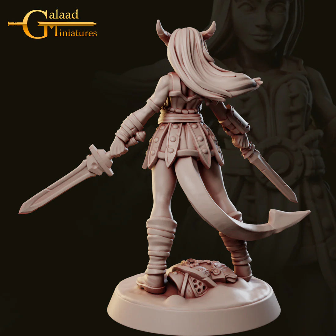 Galaad - Gladiator Tiefling Female fighter 6 - Gladiators 2021 September