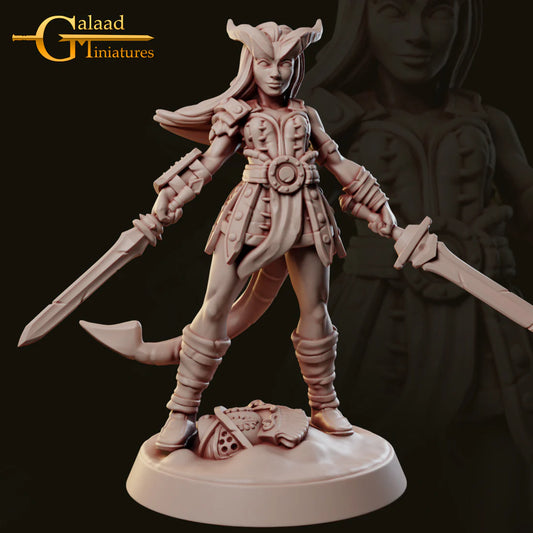 Galaad - Gladiator Tiefling Female fighter 6 - Gladiators 2021 September